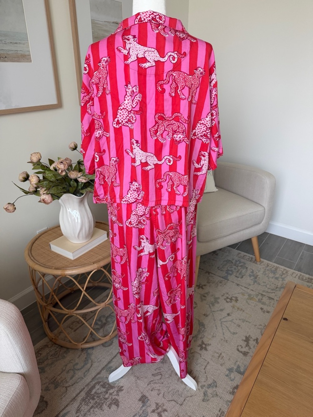 Printfresh Wildest Dreams Striped Leopard Pajama … - image 6